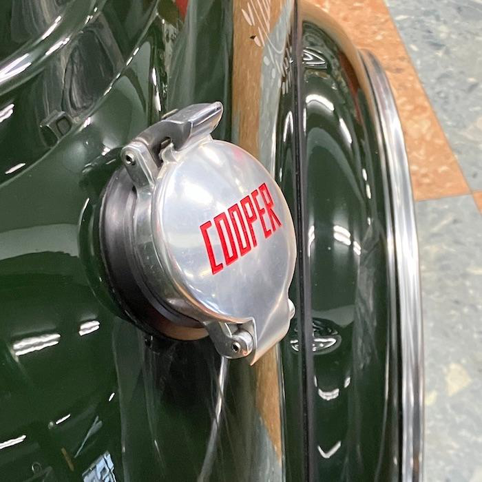 Classic Mini Aston Style Flip Top Fuel Cap Cover