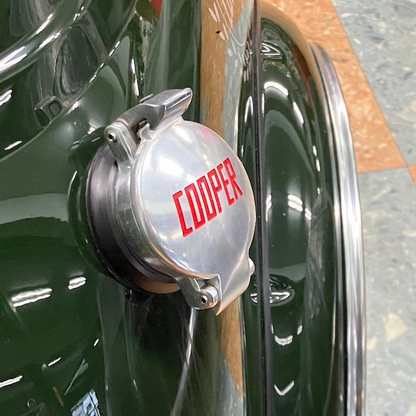 Classic Mini Aston Style Flip Top Fuel Cap Cover